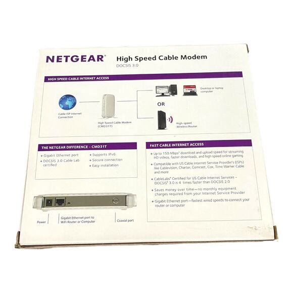 NETGEAR CMD31T-100NAS 153.6 Mbps - Picture 3 of 4